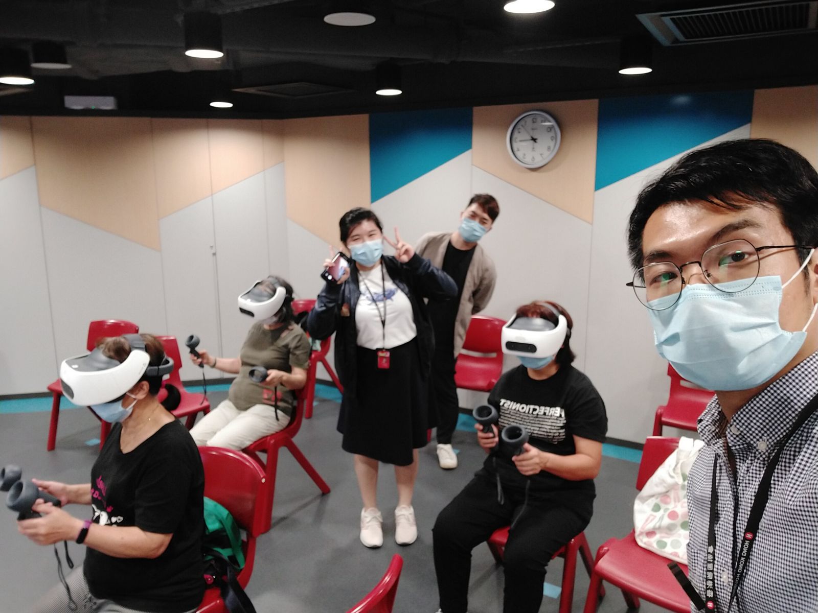 AFH Ambassadors experienced VR game at ERC.